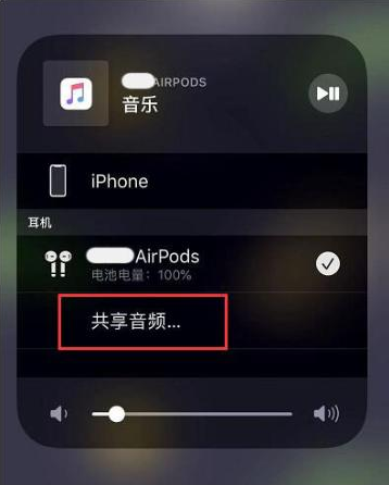 大成镇苹果14音频维修点分享iPhone14音频共享设置方法 