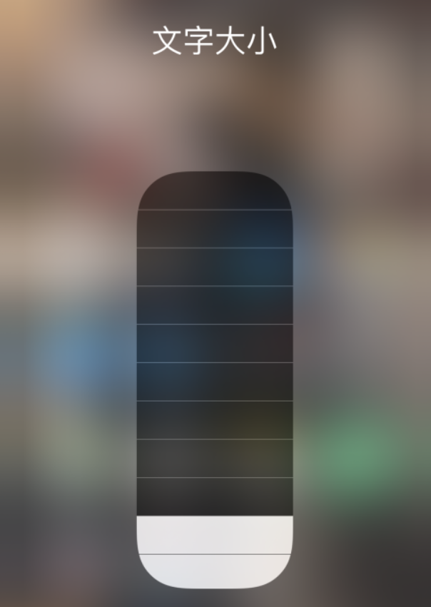 大成镇苹果手机维修分享小技巧：在 iPhone 控制中心快速调节字体大小 